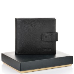 МЪЖКО ПОРТМОНЕ GRANDE ОТ ЕСТЕСТВЕНА КОЖА-1746-ЧЕРНО