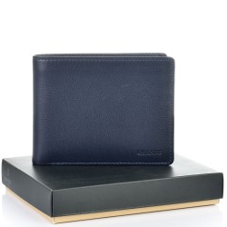 МЪЖКО ПОРТМОНЕ GRANDE ОТ ЕСТЕСТВЕНА КОЖА-1508-ТЪМНО СИНЬО