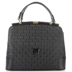 ДАМСКА ЕЛЕГАНТНА ЧАНТА-SP706-ЕФЕКТНА-ЧЕРНА