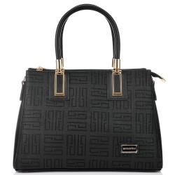 ДАМСКА ЕЛЕГАНТНА ЧАНТА-SP1000-ЧЕРНО/Ф