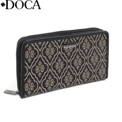 ДАМСКО ПОРТМОНЕ-DOCA-66276-ЧЕРНО