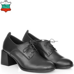 ДАМСКИ ОБУВКИ НА ТОК ОТ ЕСТЕСТВЕНА КОЖА-JANET2-853-ЧЕРНИ