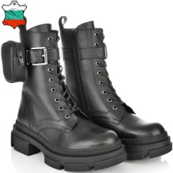 ДАМСКИ БОТИ ОТ ЕСТЕСТВЕНА КОЖА-TIFFANY 06-ЧЕРНИ