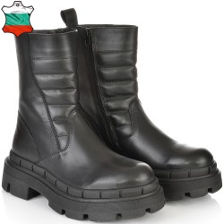 ДАМСКИ БОТИ ОТ ЕСТЕСТВЕНА КОЖА-TAYRA 08-ЧЕРНИ