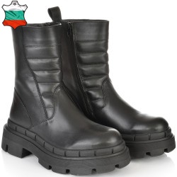 ДАМСКИ БОТИ ОТ ЕСТЕСТВЕНА КОЖА-TAYRA 08-ЧЕРНИ