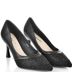 ДАМСКИ ОБУВКИ НА ТОК-3768-ЧЕРНИ