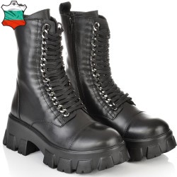 ДАМСКИ КУБИНКИ ОТ ЕСТЕСТВЕНА КОЖА-ISABELLE 15-ЧЕРНИ