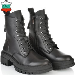 ДАМСКИ БОТИ ОТ ЕСТЕСТВЕНА КОЖА-ASTRA 38-1510-ЧЕРНИ