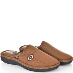 МЪЖКИ ПАНТОФИ НА АНАТОМИЧНО ХОДИЛО-2235-КАФЯВИ