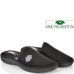 МЪЖКИ ПАНТОФИ НА АНАТОМИЧНО ХОДИЛО-2235-ЧЕРНИ