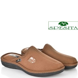 МЪЖКИ ПАНТОФИ НА АНАТОМИЧНО ХОДИЛО-640-КАФЯВИ