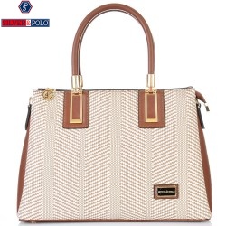 ДАМСКА ЕЛЕГАНТНА ЧАНТА-SP1000-ТАБА/БЕЖОВО