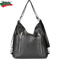БЪЛГАРСКА ДАМСКА ЧАНТА/РАНИЦА-S1317-ЧЕРНА БЪЛГАРСКА ДАМСКА ЧАНТА/РАНИЦА-S1317-ЧЕРНА