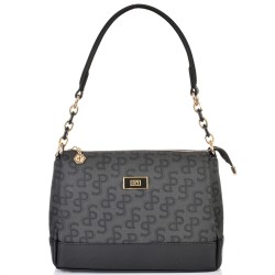 ДАМСКА ЕЛЕГАНТНА ЧАНТА-SP910-SP/ЧЕРНА