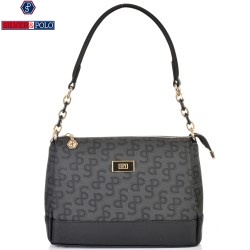 ДАМСКА ЕЛЕГАНТНА ЧАНТА-SP910-SP/ЧЕРНА