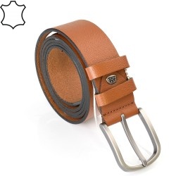 КОЛАН ОТ ЕСТЕСТВЕНА БИВОЛСКА КОЖА-7444-ТАБА