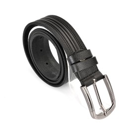 КОЛАН ОТ ЕСТЕСТВЕНА БИВОЛСКА КОЖА-7450-ЧЕРЕН