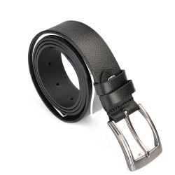 КОЛАН ОТ ЕСТЕСТВЕНА БИВОЛСКА КОЖА-7437-ЧЕРЕН