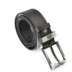 КОЛАН ОТ ЕСТЕСТВЕНА БИВОЛСКА КОЖА-7442-ЧЕРЕН