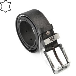 КОЛАН ОТ ЕСТЕСТВЕНА БИВОЛСКА КОЖА-7442-ЧЕРЕН