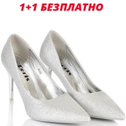 ДАМСКИ ОБУВКИ НА ТОК-3826-СРЕБЪРНИ