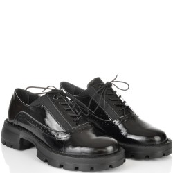 ДАМСКИ ОБУВКИ ОТ ЕСТЕСТВЕН ЛАК-D6050-ЧЕРНИ