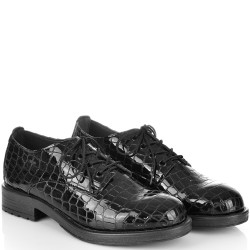 ДАМСКИ ОБУВКИ ОТ ЕСТЕСТВЕН ЛАК-D4090-ЧЕРНИ