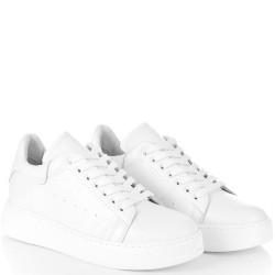 ДАМСКИ КЕЦОВЕ ОТ ЕСТЕСТВЕНА КОЖА-D4076-БЕЛИ