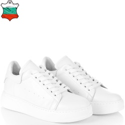 ДАМСКИ КЕЦОВЕ ОТ ЕСТЕСТВЕНА КОЖА-D4076-БЕЛИ