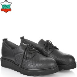 ДАМСКИ ОБУВКИ ОТ ЕСТЕСТВЕНА КОЖА-D3035-ЧЕРНИ