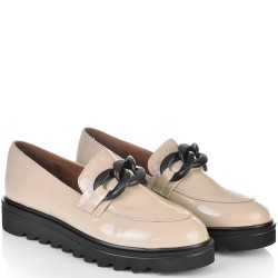 ДАМСКИ ОБУВКИ ОТ ЕСТЕСТВЕН ЛАК-D4070-БЕЖОВИ