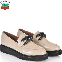 ДАМСКИ ОБУВКИ ОТ ЕСТЕСТВЕН ЛАК-D4070-БЕЖОВИ