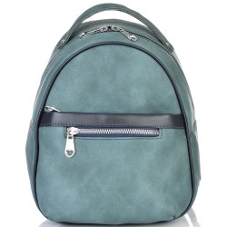 БЪЛГАРСКА ДАМСКА РАНИЦА-S1334-ПЕТРОЛЕНО СИНЬО