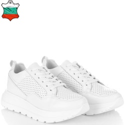 ДАМСКИ КЕЦОВЕ ОТ ЕСТЕСТВЕНА КОЖА-OMEGA 30-БЕЛИ