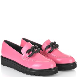 ДАМСКИ ОБУВКИ ОТ ЕСТЕСТВЕН ЛАК-D4070-ЦИКЛАМЕНИ