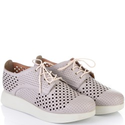 ДАМСКИ ОБУВКИ НА ПЛАТФОРМА ОТ ЕСТЕСТВЕНА КОЖА-D3032-ЛИЛАВИ