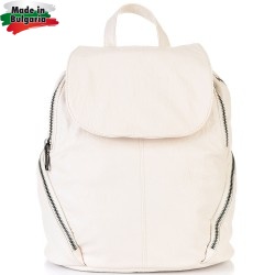 БЪЛГАРСКА ДАМСКА РАНИЦА-9067-БЕЖОВА