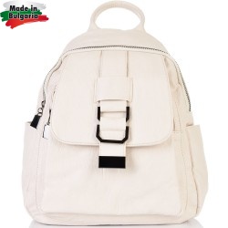 БЪЛГАРСКА ДАМСКА РАНИЦА-9085-БЕЖОВА