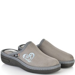 ДАМСКИ ПАНТОФИ НА АНАТОМИЧНО ХОДИЛО-161-СИВИ