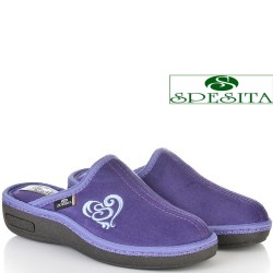 ДАМСКИ ПАНТОФИ НА АНАТОМИЧНО ХОДИЛО-161-ЛИЛАВИ