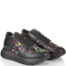 ДАМСКИ КЕЦОВЕ ОТ ЕСТЕСТВЕНА КОЖА-OMEGA 40-ЧЕРНО/ЦВЕТНО