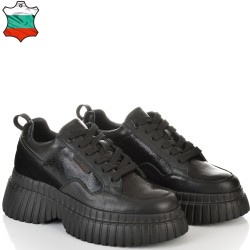 ДАМСКИ КЕЦОВЕ ОТ ЕСТЕСТВЕНА КОЖА-ASTRA-4071-ЧЕРНИ