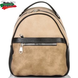 БЪЛГАРСКА ДАМСКА РАНИЦА-S1334-ЧЕРНО/БЕЖОВО БЪЛГАРСКА ДАМСКА РАНИЦА-S1334-ЧЕРНО/БЕЖОВО