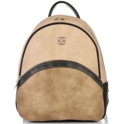 БЪЛГАРСКА ДАМСКА РАНИЦА-S1316-ЧЕРНО/БЕЖОВО