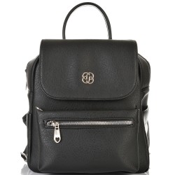 БЪЛГАРСКА ДАМСКА РАНИЦА-S1353-ЧЕРНА