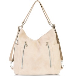 БЪЛГАРСКА ДАМСКА ЧАНТА/РАНИЦА-S1317-БЕЖОВА