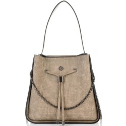 ДАМСКА ЕЛЕГАНТНА ЧАНТА-106-БЕЖОВА