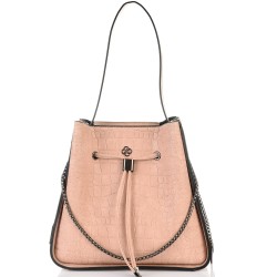 ДАМСКА ЕЛЕГАНТНА ЧАНТА-106-ПУДРА