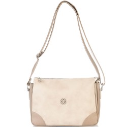 ДАМСКА ЧАНТА ПРЕЗ РАМО-S1325-БЕЖОВА