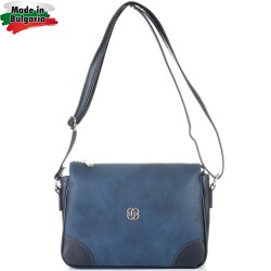 ДАМСКА ЧАНТА ПРЕЗ РАМО-S1325-ТЪМНО СИНЯ